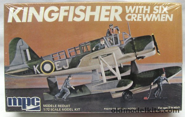 MPC 1/72 Vought Kingfisher OS2U-1 with Six Crewmen - (OS2U1), 2-0107 plastic model kit